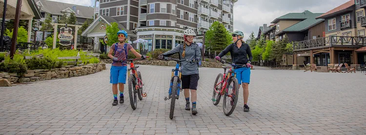 mountain bike rentals at Snowshoe Mountain