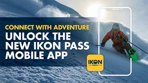 Connect with Adventure. Unlock the New Ikon Pass Mobile App