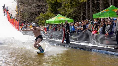 Pond Skim and College weekend at Snowshoe