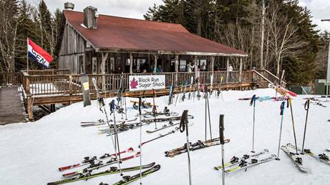 sugar shack at snowshoe mountain