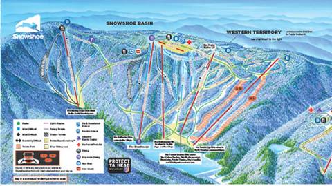 Snowshoe Mountain Trail Map