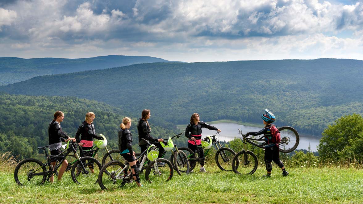 Mountain Bike Lessons at Snowshoe Bike Park in West Virginia