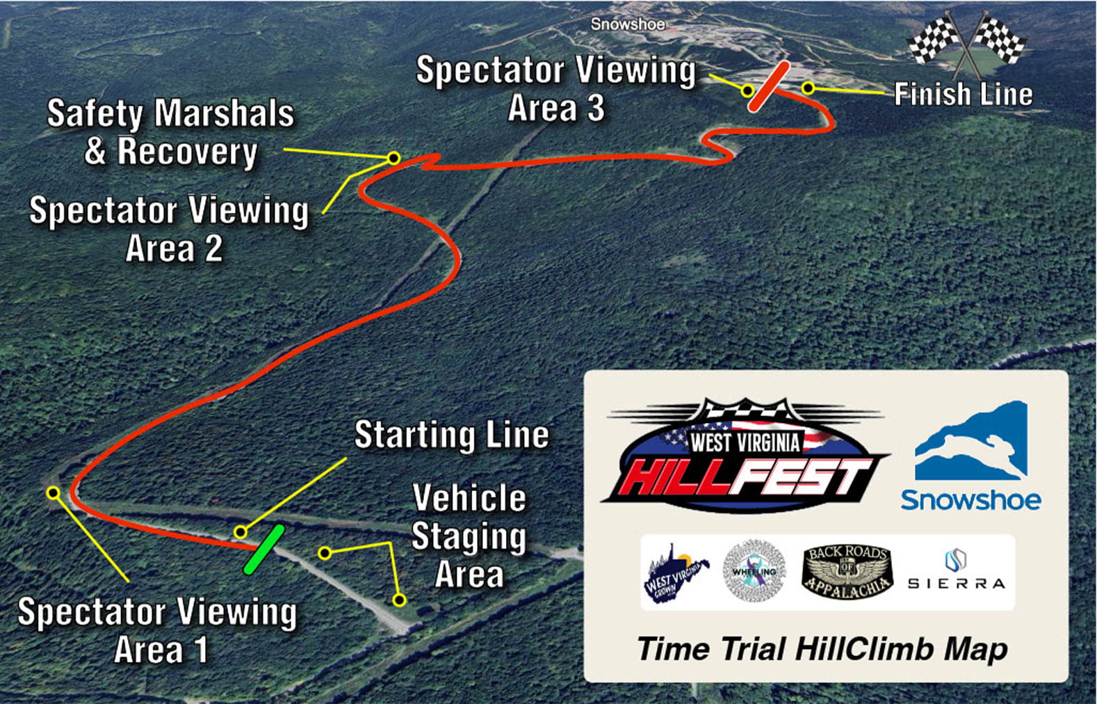 HillFest car racing at Snowshoe Mountain