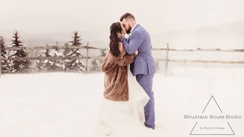 Winter wedding at Snowshoe Mountain