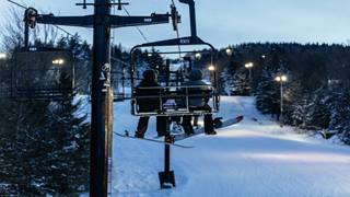 Riding the lifts at Silver Creek