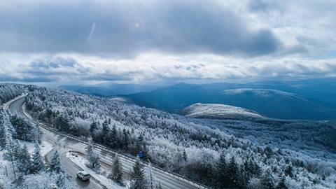 Snowy Mountain View