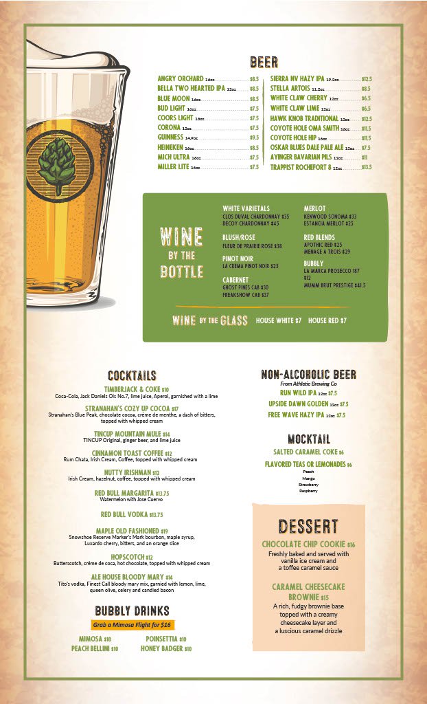 Junction Ale House | Snowshoe Mountain