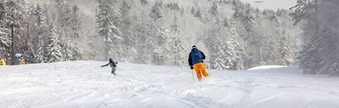 Powder day at Snowshoe Mountain