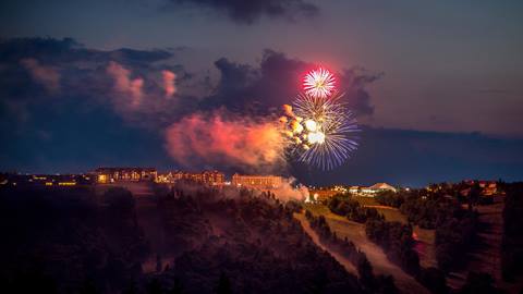 Fireworks at Snowshoe