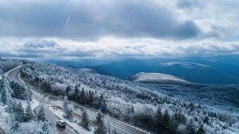 Winter Aerial View